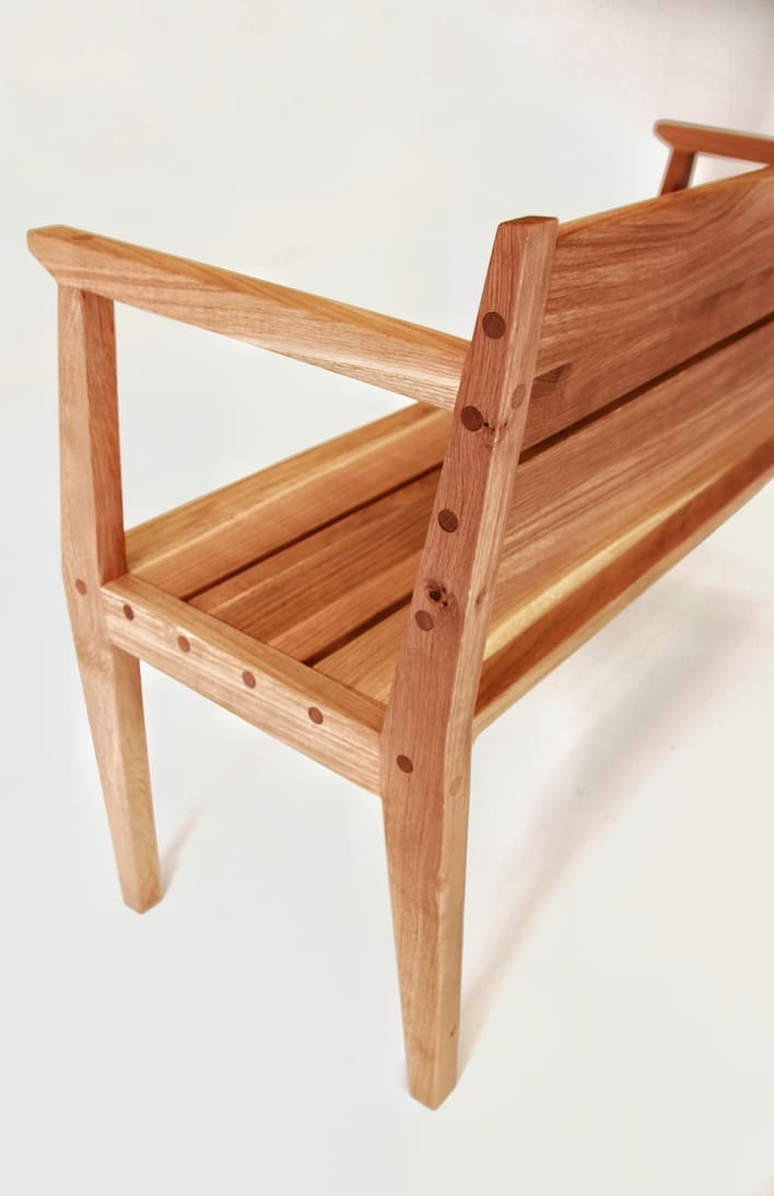 Sitzbank aus Holz nach Maß – Schreinerei Geling Kandern 2